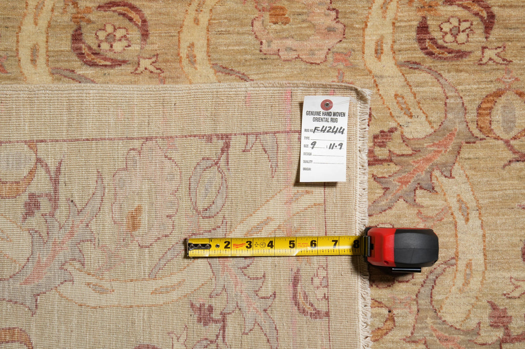 9 x 11.9 Amazing Decor Handmade Zigler Transitional Rug #F-4244