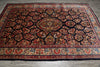 Load image into Gallery viewer, 7 x 10.7 Navy Blue Fine Persian Sarouk Rug #B-72774