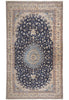 Load image into Gallery viewer, 14 x 25.6 ft Large Fine Persian Nain Wool &amp; Silk Rug – Hand-Knotted 400 KPSI Masterpiece
