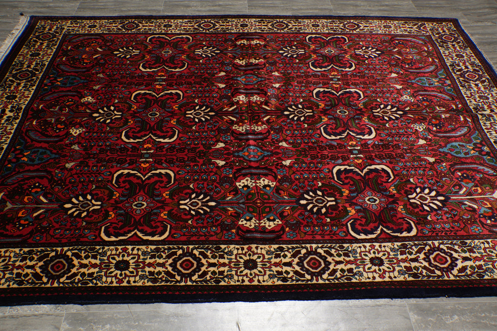 7 x 9.9 Tribal Persian Bakhtiar Rug #B-72729