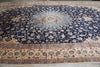 Load image into Gallery viewer, 14 x 25.6 ft Large Fine Persian Nain Wool &amp; Silk Rug – Hand-Knotted 400 KPSI Masterpiece