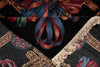 Load image into Gallery viewer, 6 x 6 Feet Square Handmade Rug French Black #PIX-16005a