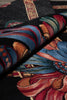 Load image into Gallery viewer, 6 x 6 Feet Square Handmade Rug French Black #PIX-16005a