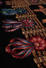 Load image into Gallery viewer, 6 x 6 Feet Square Handmade Rug French Black #PIX-16005a