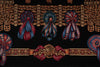 Load image into Gallery viewer, 6 x 6 Feet Square Handmade Rug French Black #PIX-16005a
