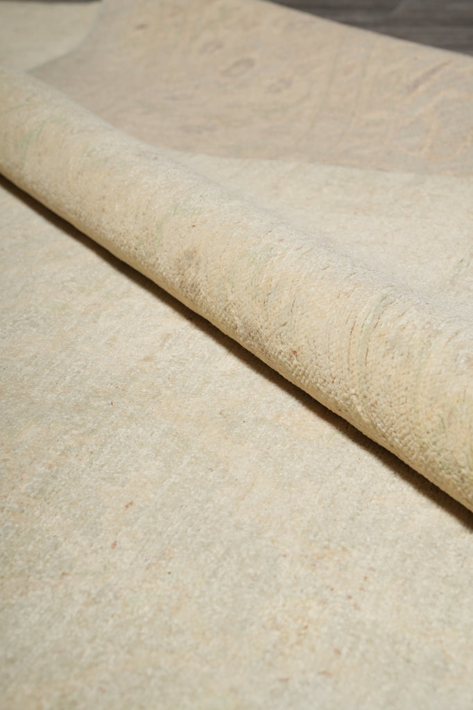Close-up of beige fabric texture
