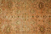 Load image into Gallery viewer, Patterned fabric with intricate design on a brown background
