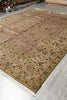 Load image into Gallery viewer, 9 x 12 High Quality Wool and SIlk Jaipur Rug Brown Green Carpet #F-4246