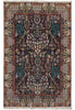 Load image into Gallery viewer, 4.3 x 6.9 Authentic Persian Nain Rug Wool &amp; Silk Exotic Paradize Pattern #PIX-8197