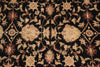 Load image into Gallery viewer, 13 x 18 Chobi Peshawar transitional style rug Black Burgundy #PIX-328