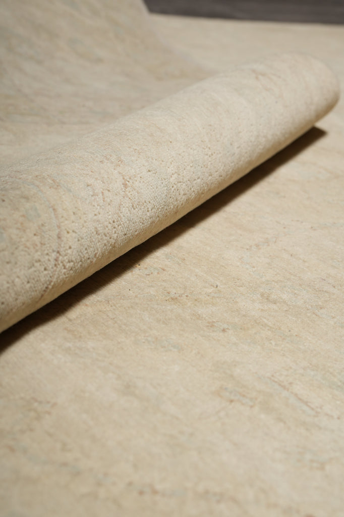 Close-up of beige fabric texture