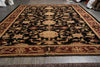 Load image into Gallery viewer, 13 x 18 Chobi Peshawar transitional style rug Black Burgundy #PIX-328