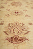 Load image into Gallery viewer, Textile with intricate red patterns on a beige background