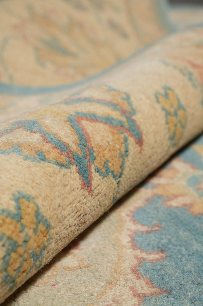 8.10 x 12.2 Light Aqua Blue Zigler Chobi Peshawar Rug #F-4248