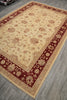 Load image into Gallery viewer, Decorative rug with floral pattern on a wooden floor