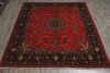 Load image into Gallery viewer, 6.7 x 7 Ark Coral Fine Persian Sarouk Rug #B-72436