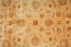 Load image into Gallery viewer, Patterned fabric with floral and geometric designs on a beige background