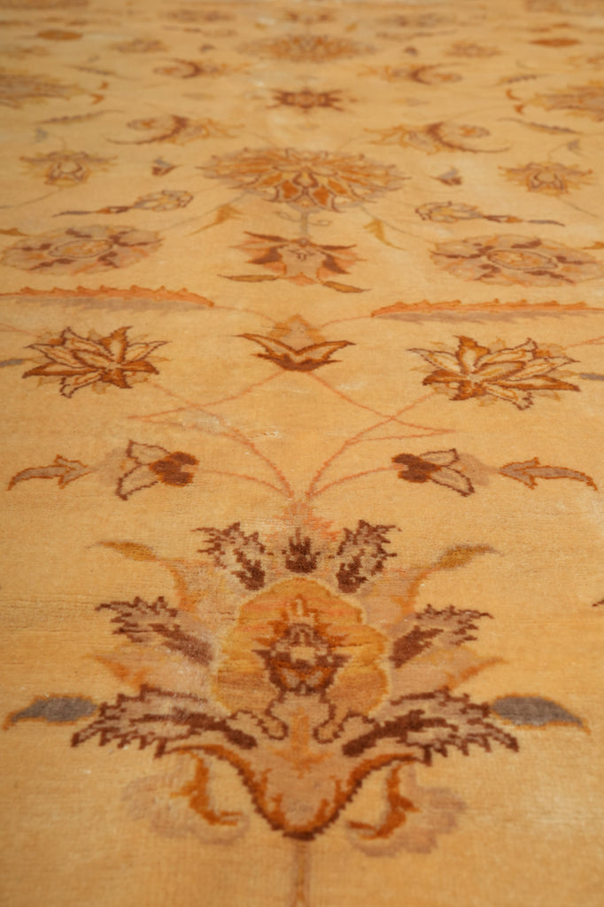 8 x 10 Beige Gold Chobi Peshawar Rug #PIX-19924