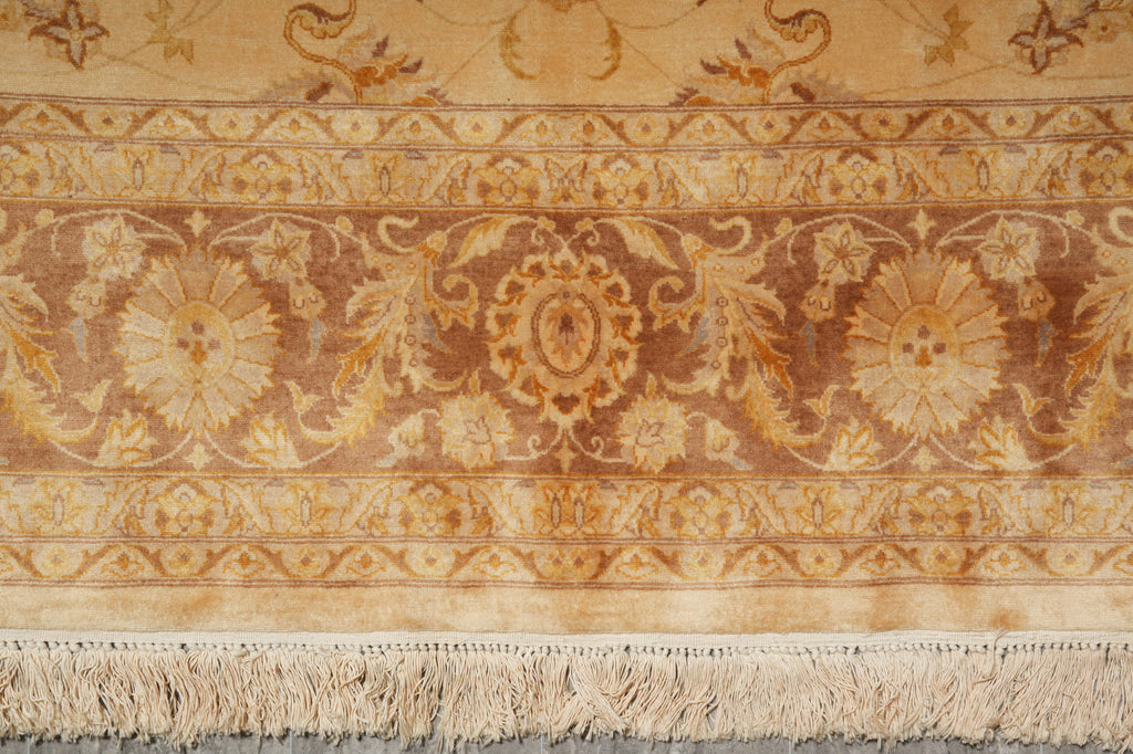 8 x 10 Beige Gold Chobi Peshawar Rug #PIX-19924