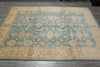 Load image into Gallery viewer, 8.10 x 12.2 Light Aqua Blue Zigler Chobi Peshawar Rug #F-4248
