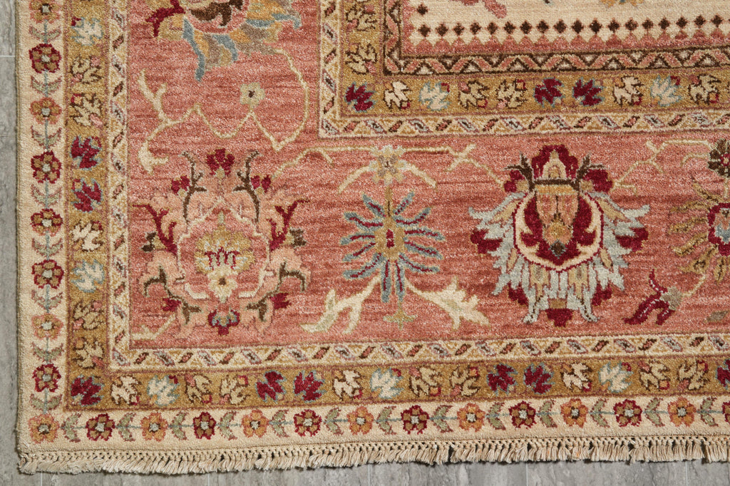 8.10 x 12 Quality Handmade Natural Wool Zigler Carpet #F-4249