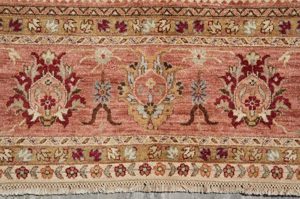 8.10 x 12 Quality Handmade Natural Wool Zigler Carpet #F-4249