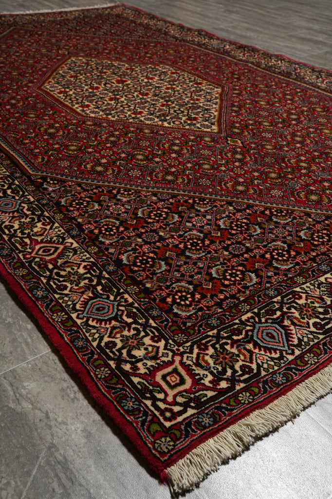 5 x 8 Ivory High End Persian Bijar Rug #B-72761