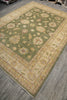 Load image into Gallery viewer, Decorative rug with floral pattern on a wooden floor