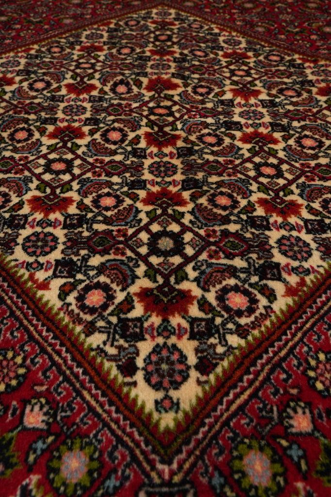 5 x 8 Ivory High End Persian Bijar Rug #B-72761