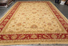 Load image into Gallery viewer, 13 x 20 Natural Quality Wool Chobi Peshawar Rug Beige Coral #F-4510