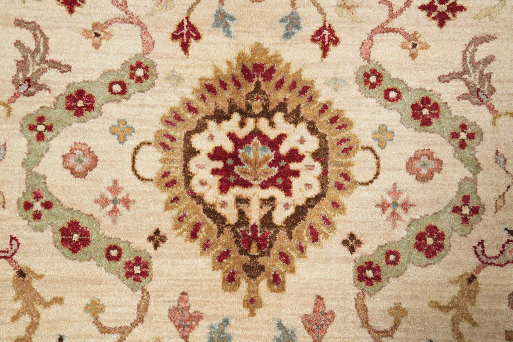 8.10 x 12 Quality Handmade Natural Wool Zigler Carpet #F-4249