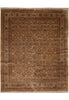 Load image into Gallery viewer, 11.8 x 14.6 New Hand-Knotted Jaipur Rug Brown Clearance Sale