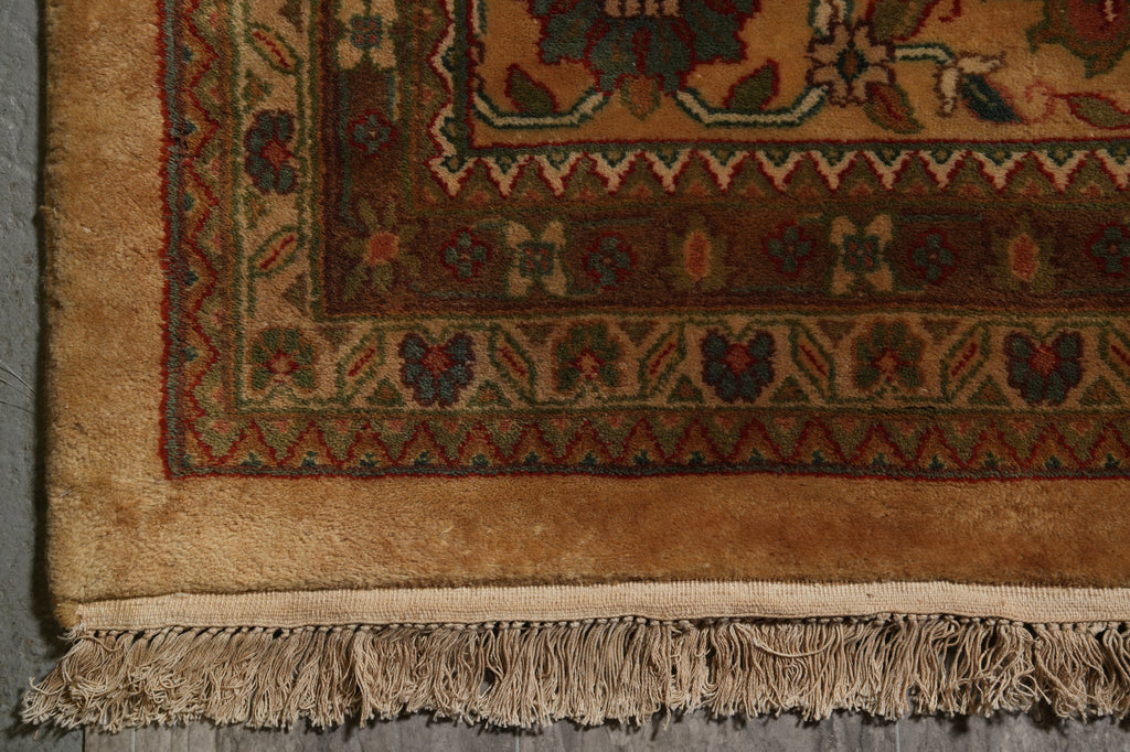 11.8 x 14.6 New Hand-Knotted Jaipur Rug Brown Clearance Sale #B-74975