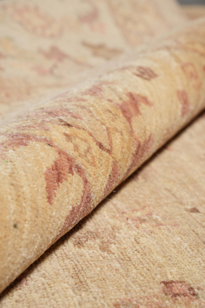 9 x 12 Quality Chobi Peshawar Rug Neutral Light Green Gold #F-4250