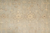 Load image into Gallery viewer, Patterned rug with geometric design in beige and brown tones