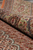 Load image into Gallery viewer, 11.4 x 16.3 Authentic Persian Tabriz Mahi Rug Copper Color #PIX-777