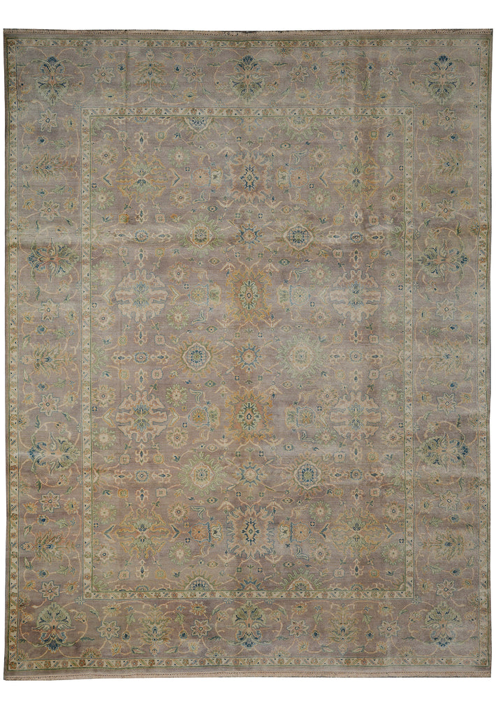 8.10 x 11.7 Quality Zigler Natural Wool Chobi Rug Gray #F-4252