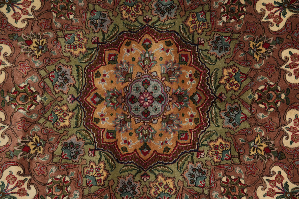11 x 19 Authentic Fine Persian Tabriz Rug 400 KPSI Pre Revolution Large Quality #16248