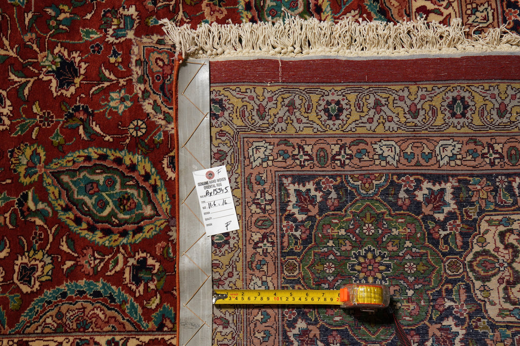 11.6 x 16 Authentic Persian Sheikh Safi Tabriz Rug High End Quality 400 Kpsi Wool and Silk #PIX-15345