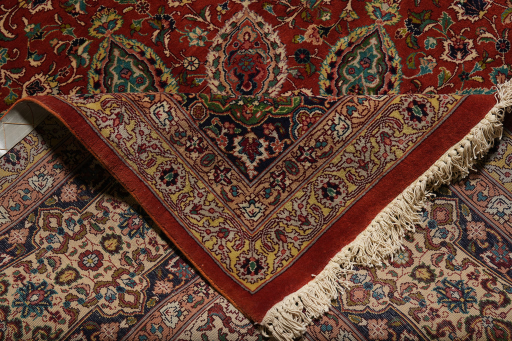 11.6 x 16 Authentic Persian Sheikh Safi Tabriz Rug High End Quality 400 Kpsi Wool and Silk #PIX-15345