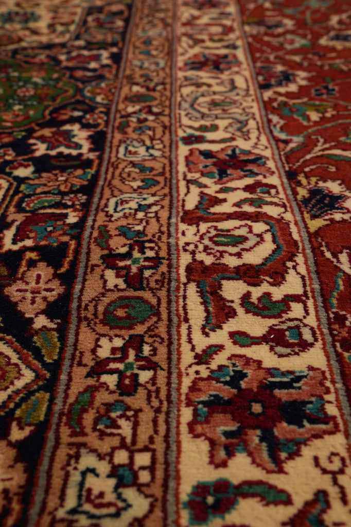 11.6 x 16 Authentic Persian Sheikh Safi Tabriz Rug High End Quality 400 Kpsi Wool and Silk #PIX-15345