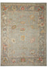 Load image into Gallery viewer, 10 x 13.6 Beautiful Quality Natural Wool Oushak Rug Neutrals Light Green #PK-282