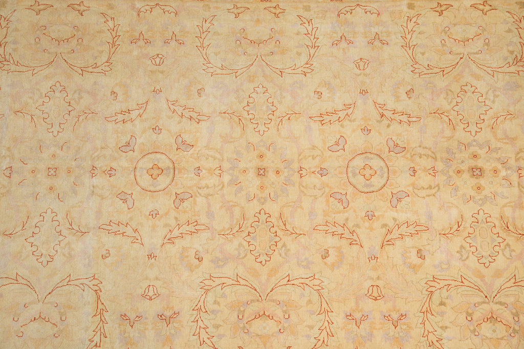 12 x 17.9 Beige Gold Chobi Peshawar Rug Sale #B-701566