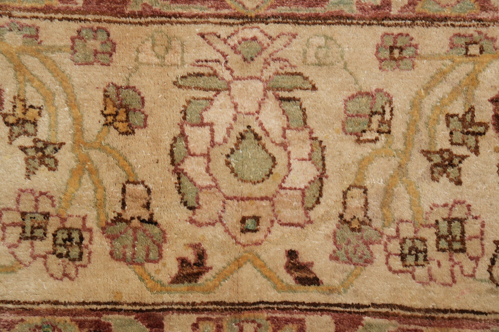 9.5 x 12.8 Quality Oushak Rug Fine Ghazni Wool Rust Crown #F-4253