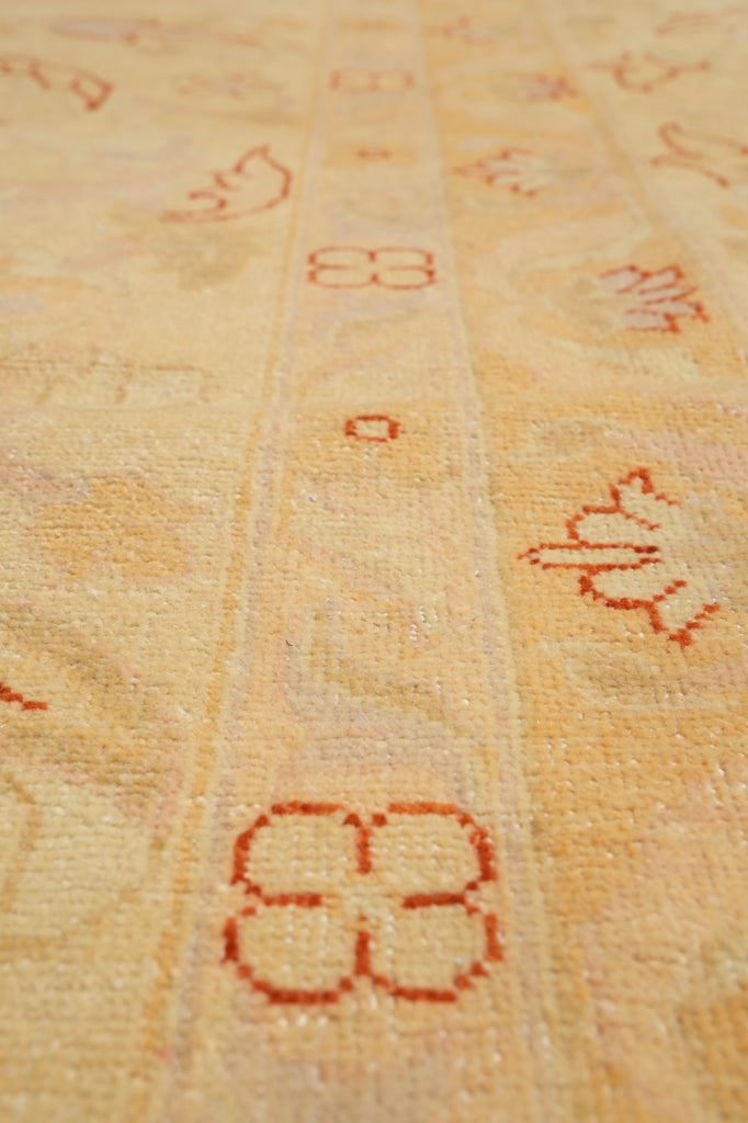 12 x 17.9 Beige Gold Chobi Peshawar Rug Sale #B-701566
