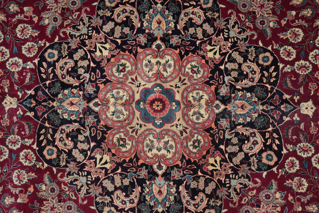 12 x 18 Finer Weave Handmade Kashan Rug #PIX-17089
