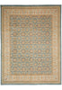 Load image into Gallery viewer, 9.1 x 11.6 Aqua Blue Zigler Chobi Handmade Peshawar Carpet #F-4254
