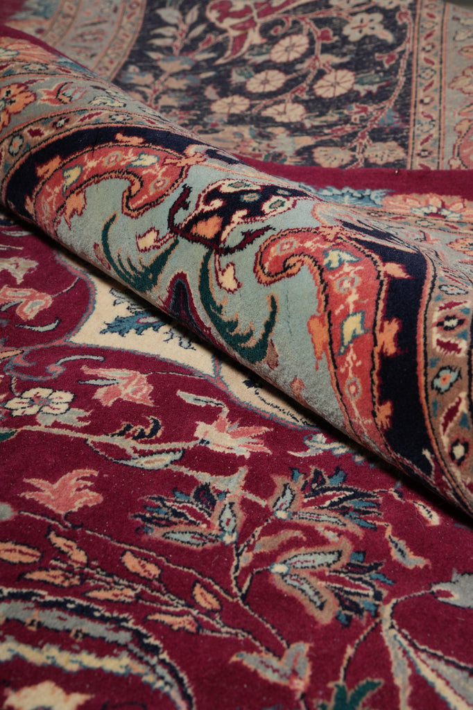 12 x 18 Finer Weave Handmade Kashan Rug #PIX-17089