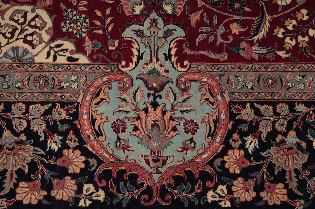 12 x 18 Finer Weave Handmade Kashan Rug #PIX-17089