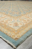Load image into Gallery viewer, 9.1 x 11.6 Aqua Blue Zigler Chobi Handmade Peshawar Carpet #F-4254